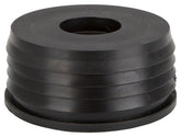ProSource Hub Donut, 4 x 1-1/2 in, Compression, PVC, Black